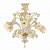 Люстра Arte di Murano 7780/6 Cristallo Bianco Oro